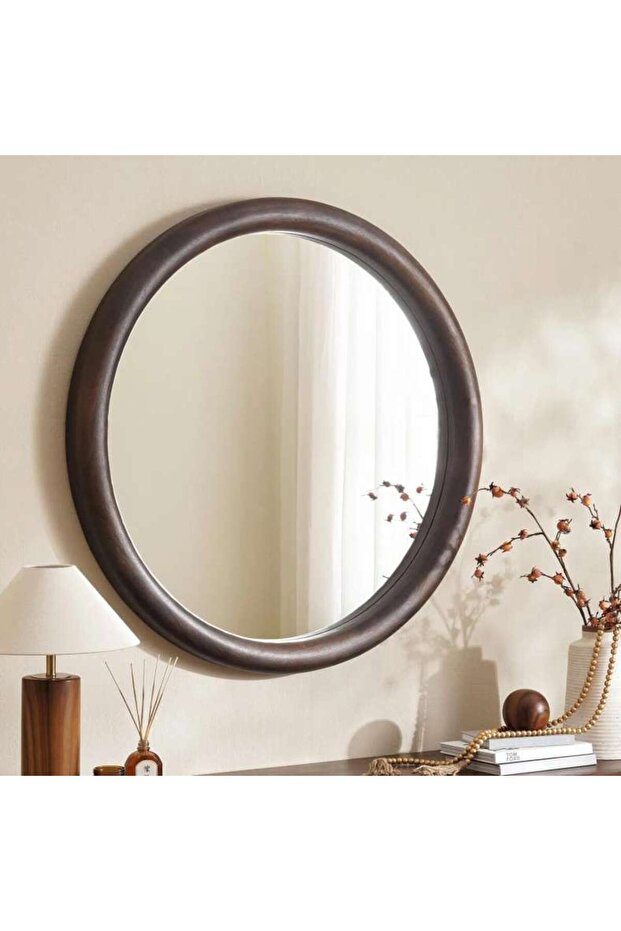 Scepter Round Dresser Mirror - Brown