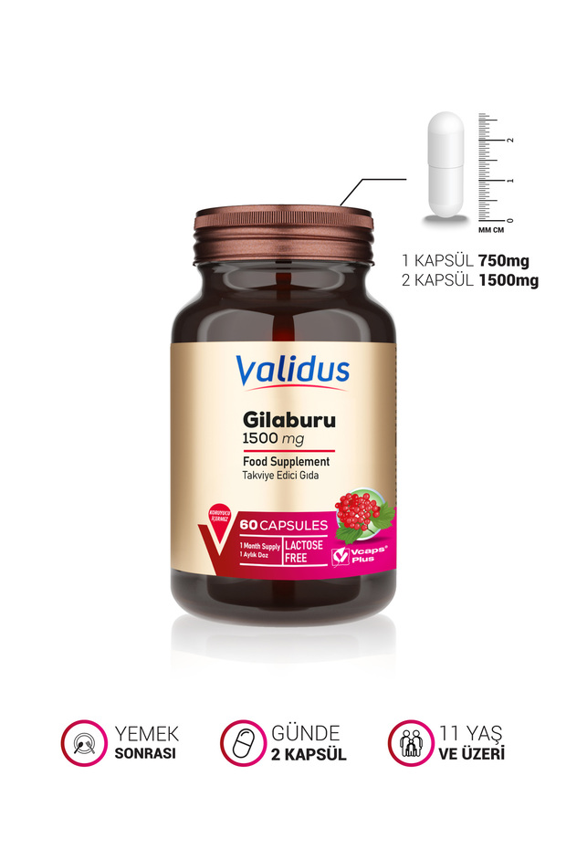 Gilaburu 1500 mg 60 Capsules - 3
