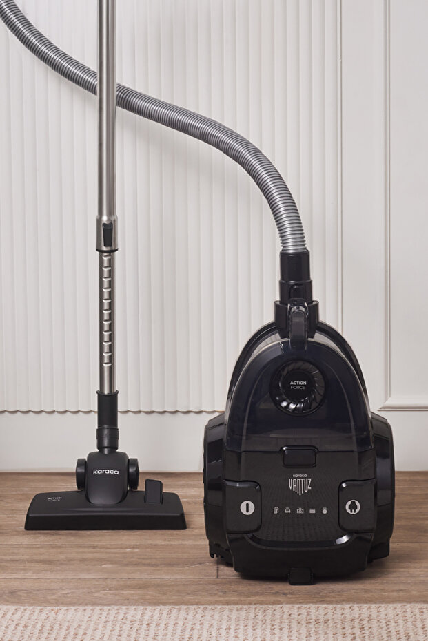 Vantuz Action Force X10 2 Lt Toz Torbasız Hazneli Elektrikli Süpürge Black 899 W - 1