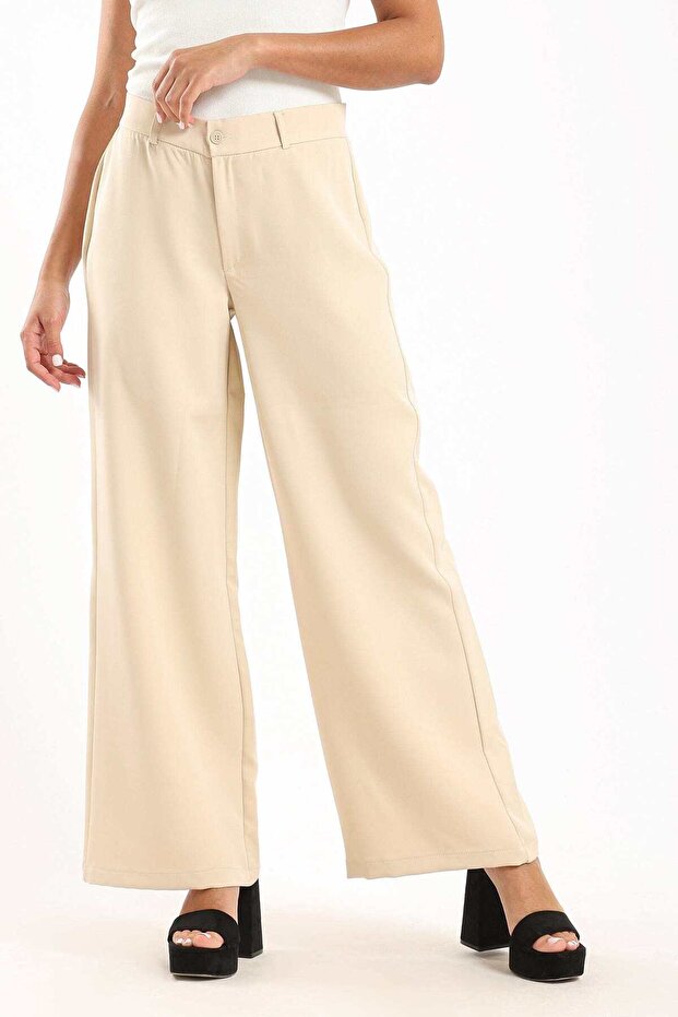 Classic Solid Straight-Leg Pants - 2
