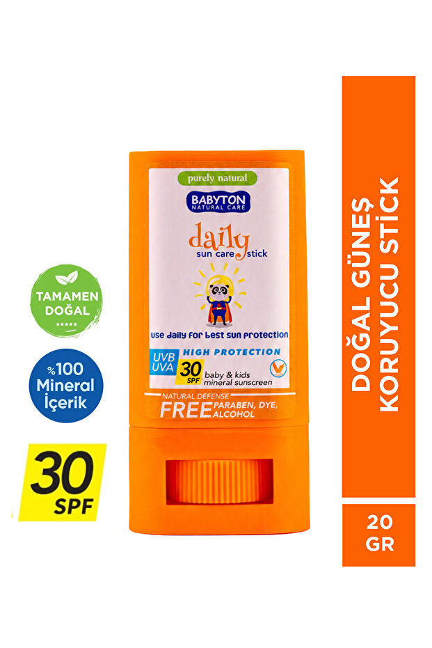 Natural Daily Sunscreen Stick 30 Spf 20 Gr