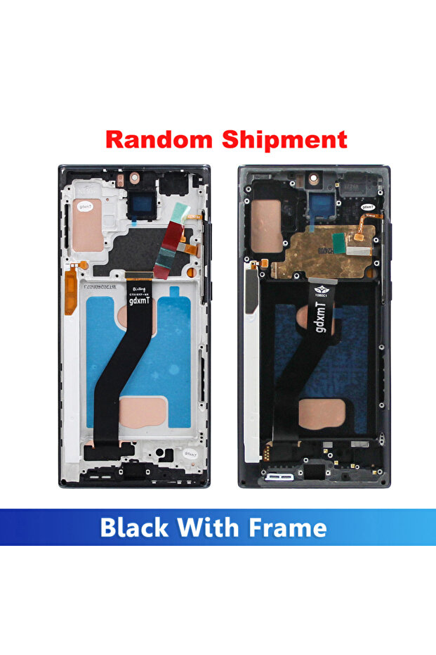 Black With Frame Note 10 Plus For Tested Note10+ N975F N975 N975W LCD Display Touch Screen Digitize