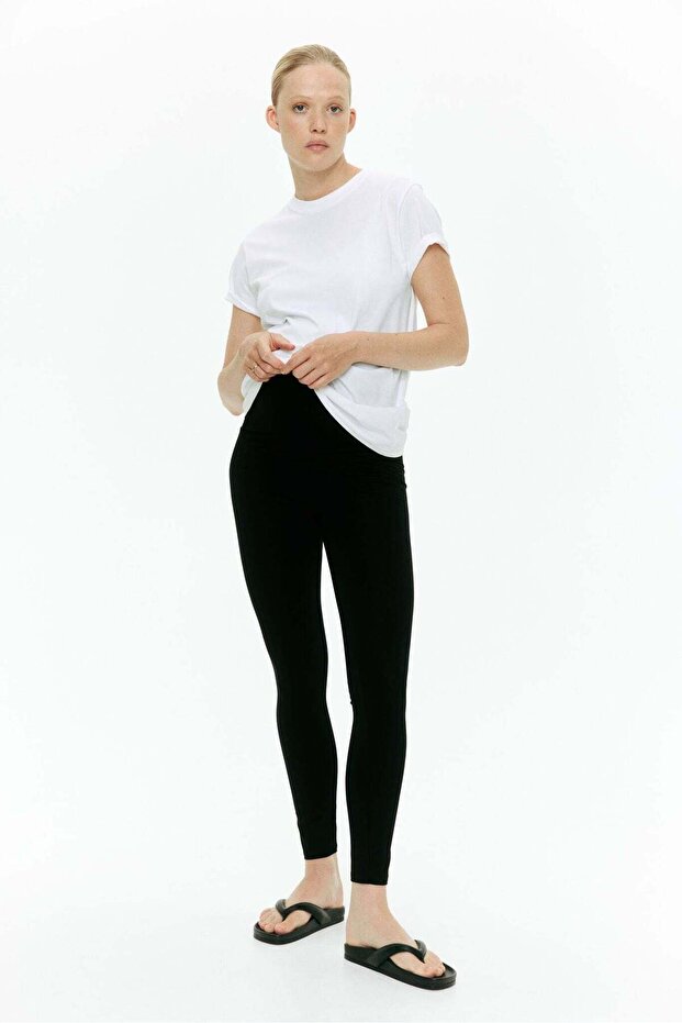 MAMA 2-pack jersey leggings