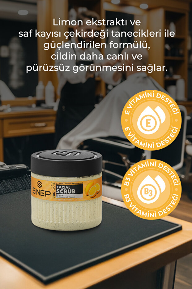 Pro-Care Scrub Aydınlatıcı ve Temizleyici Yüz Peelingi 400 ml Limon - 4