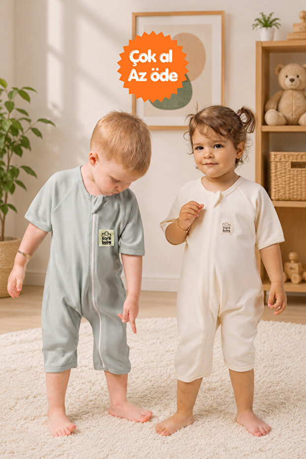 Summer Sleeping Bag Set 0.2 Tog 2-Piece 100% Natural Cotton