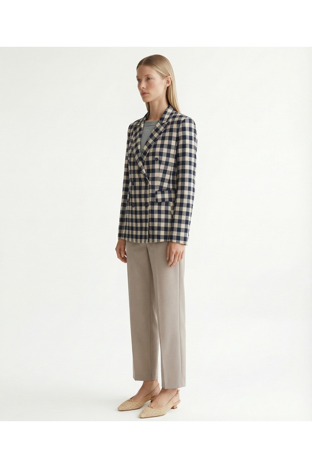 Regular Jacket Collar Long Sleeve Jacket - 2