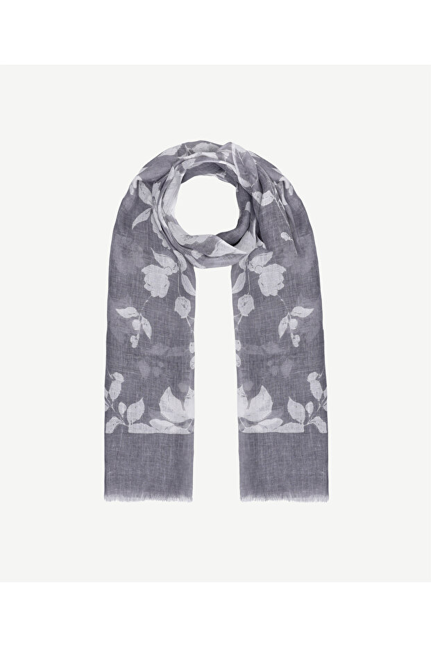 Floral patterned shawl - 1
