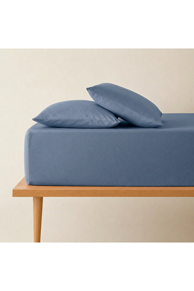 100% Organic Cotton Soft Fabric Elastic Bed Sheet+Pillowcase Corner Depth 28-30 cm**NEW SEASON**
