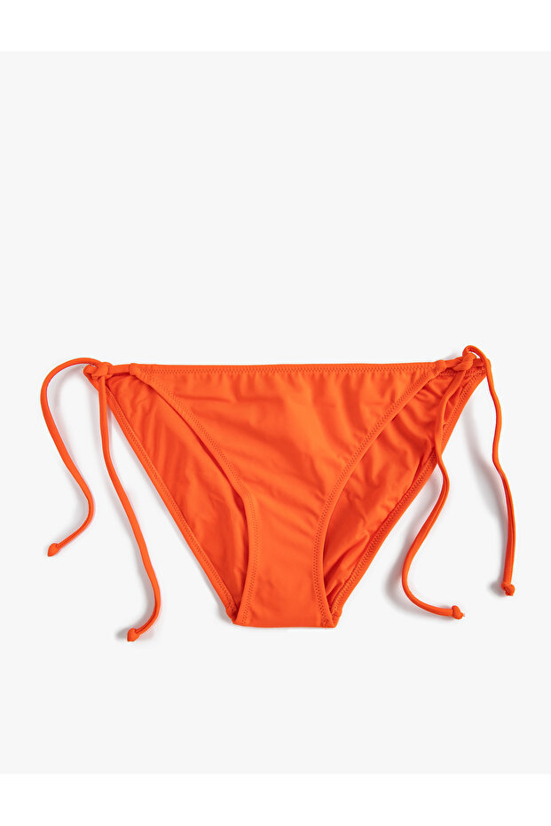 String Basic Bikini Bottom with Side Tie Detail - 6