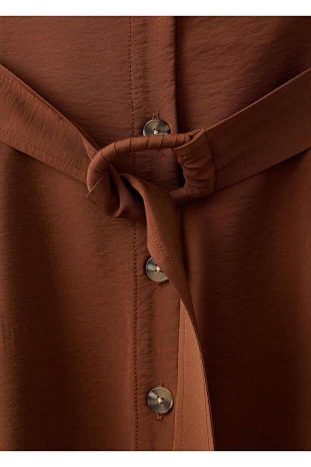 Hemdkleid mit Gürtel - 5