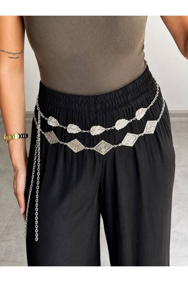 Baklava Leaf Patterned Chain - 1