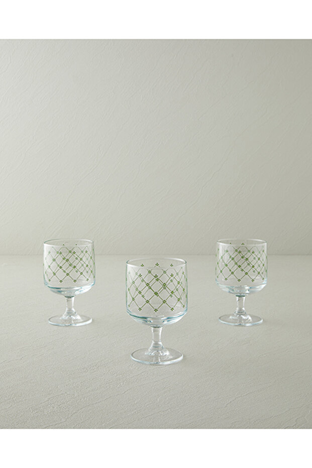 Rootix Glass 3-Piece Cup 300 ml Green