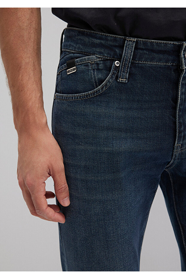 Jake Pro Koyu Puslu Comfort Jean Pantolon 0042289339 - 6