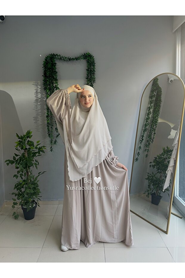 Liza Dress and Long Sufle 2-Piece Set