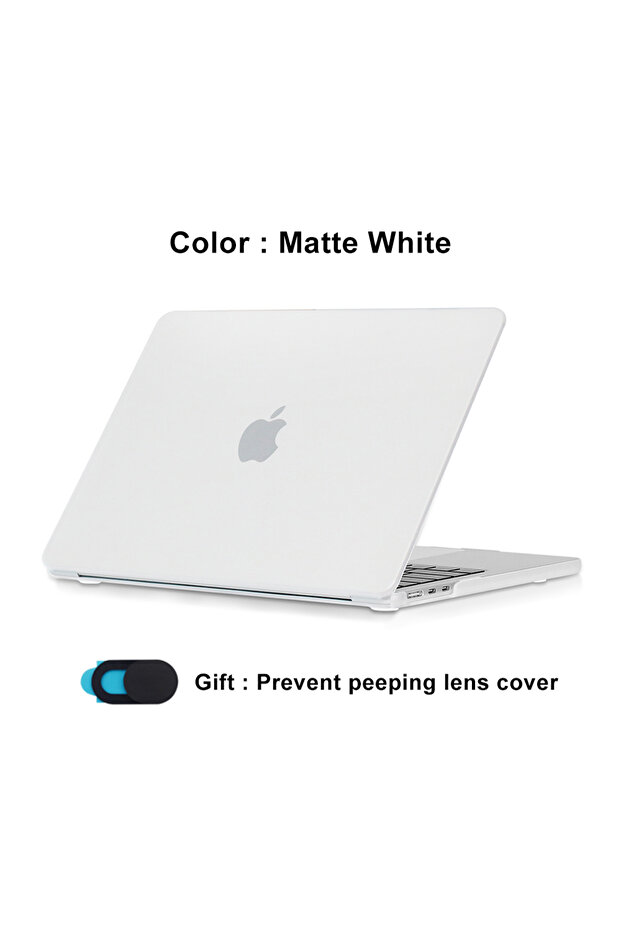 Air 15.3 A3448 Matte White Laptop Cases for MacBook Air 15 Case M5 M4 A3448 A3241 Touch ID Pasta Mac