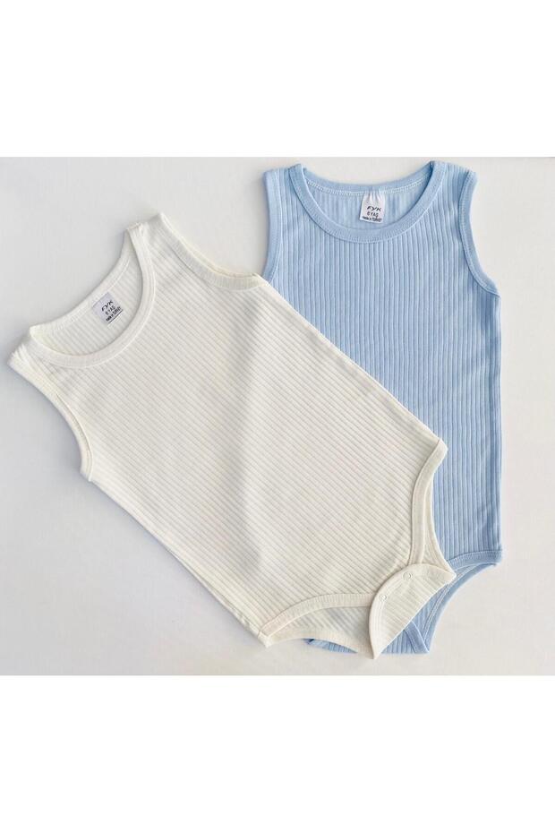 Colorful Large Size Children's Snap-On Bodysuit Underwear Set Cotton Ribbed Texture Soft Age