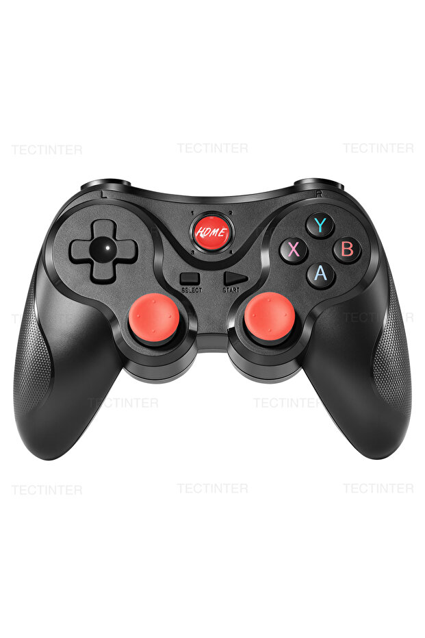 وحدة تحكم لاسلكية بالبلوتوث باللون الأسود لأجهزة PS4/PS3 وSwitch 2/1 ووحدة تحكم لأجهزة Android/IOS PC Jo - 1