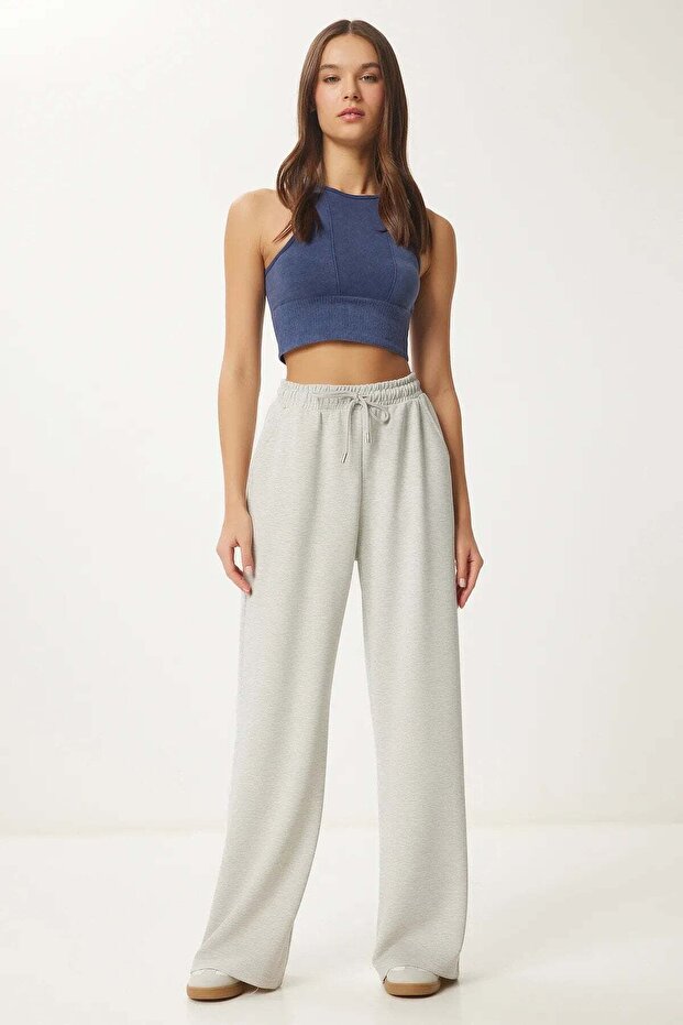 Wide Leg Tracksuit Bottoms