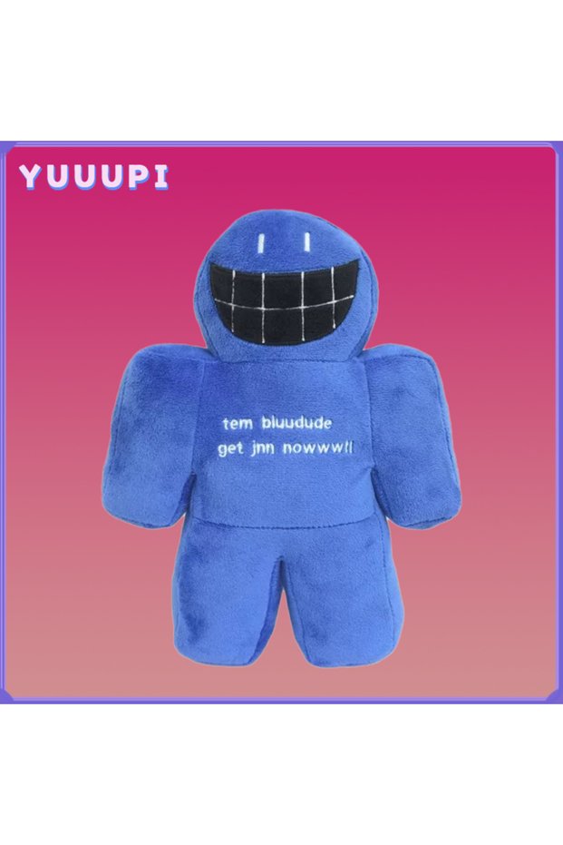 25cm Blue Forsaken Plush TreasuringU New 25CM Chance Toys Cute Cartoon Bluudude Coolkid Game Plushie