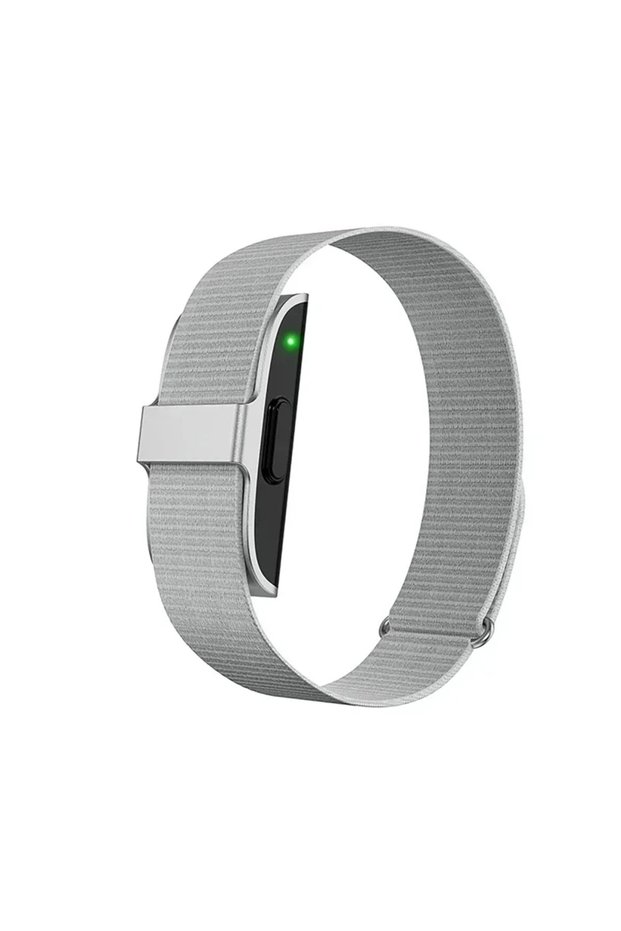 Silver Smart Bracelet Heart Rate Blood Pressure Monitor Pedometer Waterproof Sport Fitness Tracker M