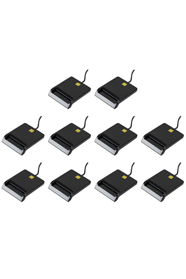 10 قارئات بطاقات ذكية USB، تشغيل مستقر، موثوقة، سهلة الاستخدام لبطاقات DNIE، أجهزة الصراف الآلي، CAC، IC، وبطاقات الهوية.