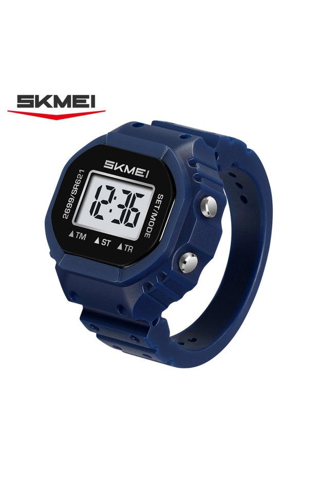 Skmei dark blue 2699 New LED Digital Women Fashion Cool Rings Finger Watches Chronograph Plastic Wa