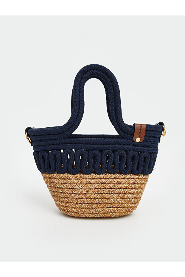 Trendlucky Women's Straw Beach Bag with a Difference
