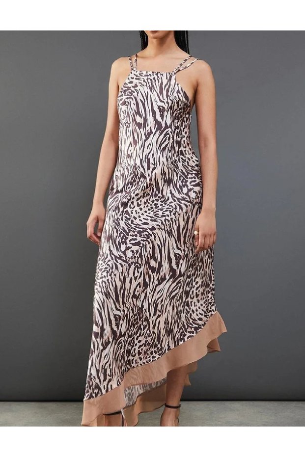 Rochie lunga, Animal print