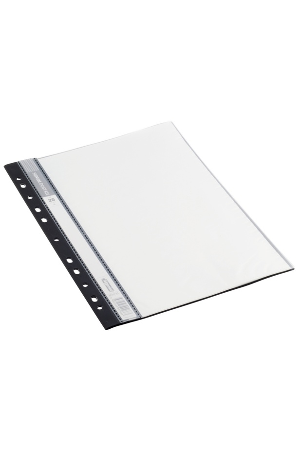 Presentation File for Folder 20 Sheets Black X 5 Pieces