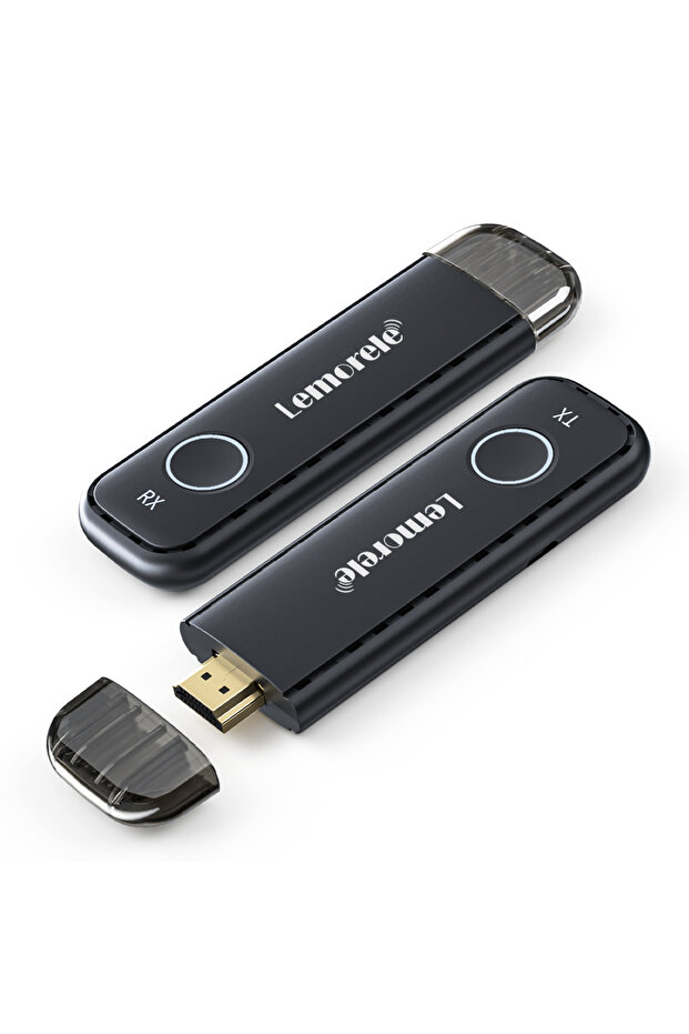 جهاز إرسال واستقبال لاسلكي HDMI Lemorele 50M، جهاز استقبال موسع دونجل عرض بدقة 1080 بكسل، متعدد الاستخدامات