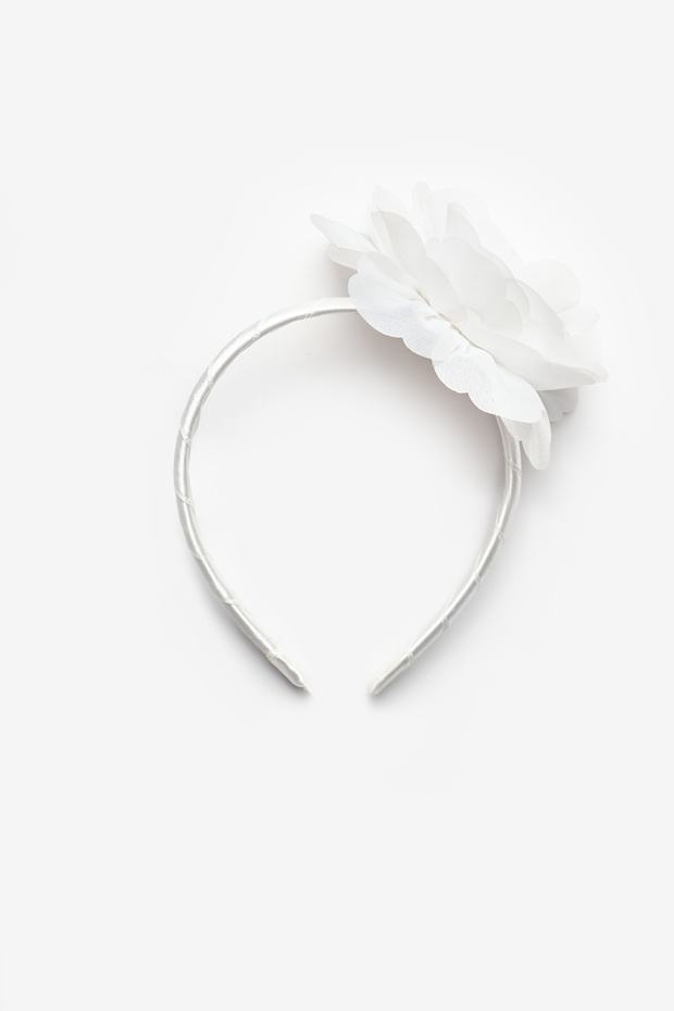White Rose Detailed Girl's Crown