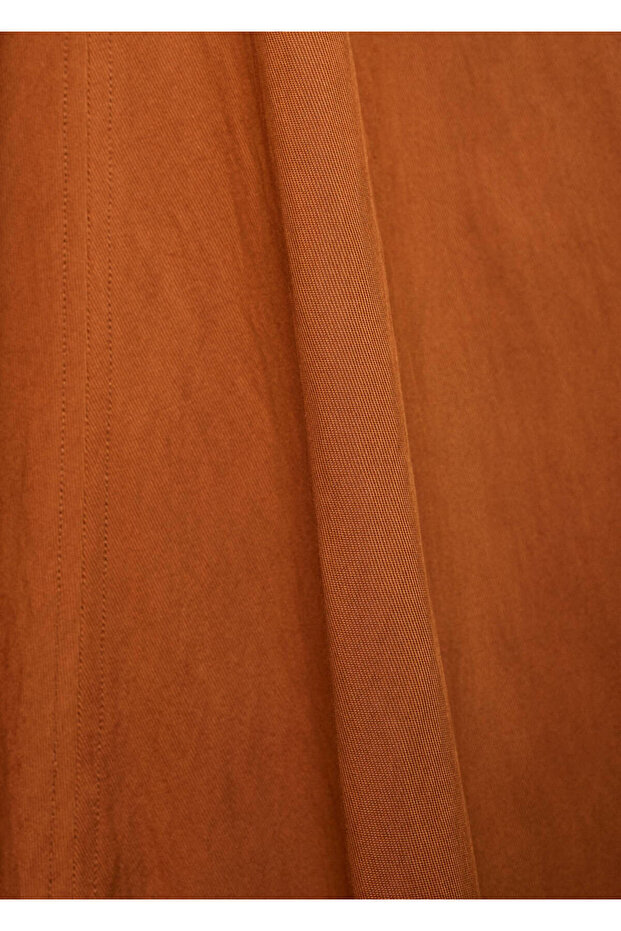 Yanları büzgülü midi dress - 8