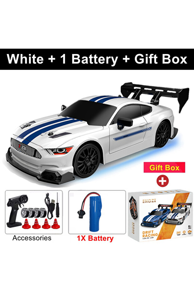 GTRPRO White 1B Box Oike 4WD RC Drift Car Remote Control 4x4 Racing RTR 2.4G Radio Truck Vehicle Mod