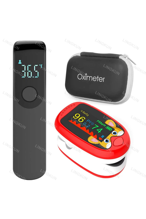Sets 5 USB Pediatric Oximeter Finger Blood Oxygen Monitor for Children Pulse Oximeter OLED Digital O