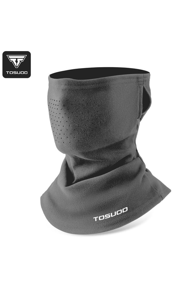 GRAY TOSUOD Winter Face Mask Cold-proof Warm Windproof Sweat Releasing Skiing Head Cover Cycling Ska
