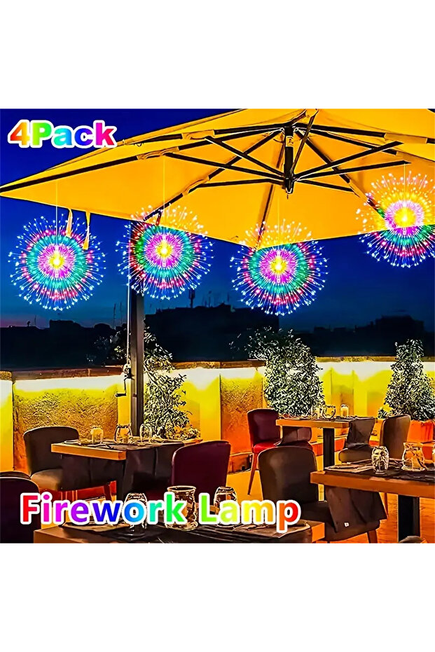 4PCS 1SET 360LEDS Multicolor 4PCS/SET 360LEDS USB Hanging Tree Light, Available in Warm White and Co