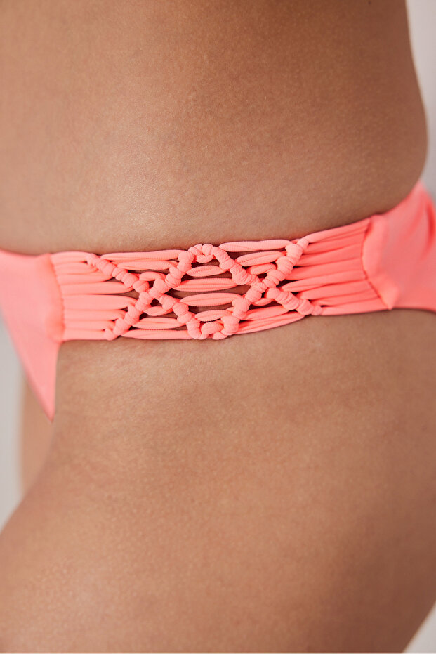 قاع بيكيني Macrame الأساسي - 3