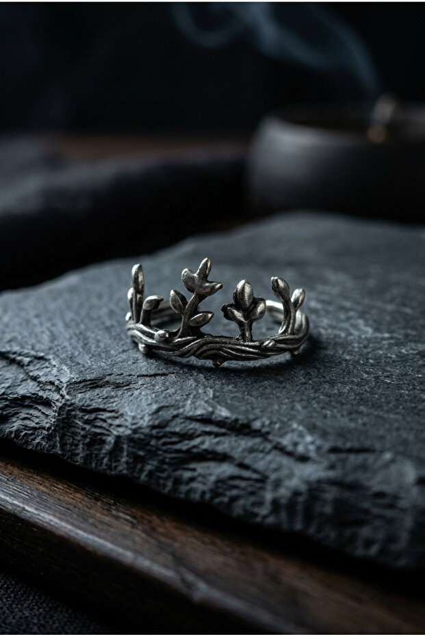 Crown Special Design Masculine Adjustable Men's Ring