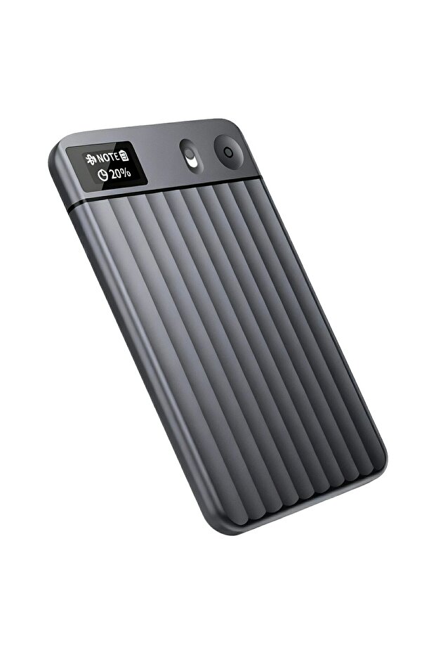 Grey AI7 AI Voice Recorder AI Notetaking Device for Meetings Lectures Calls AI Transcription & Summa