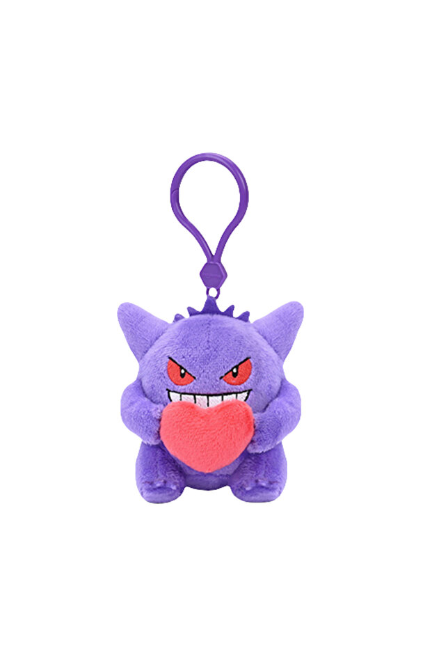 Gengar Pokemon Gengar Jigglypuff Bulbasaur Plush Stuffed Toy Mimikyu Mew Togepi Kawaii Keychain Back