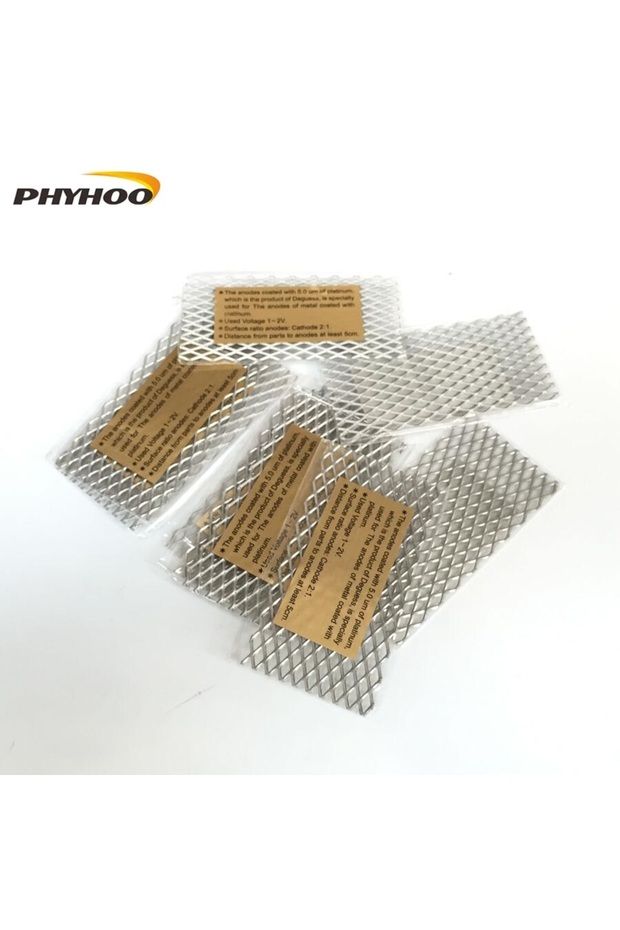 ملحق آلة الطلاء الكهربائي PHYHOO شبكة تيتانيوم مطلية بالذهب لآلة المقوم