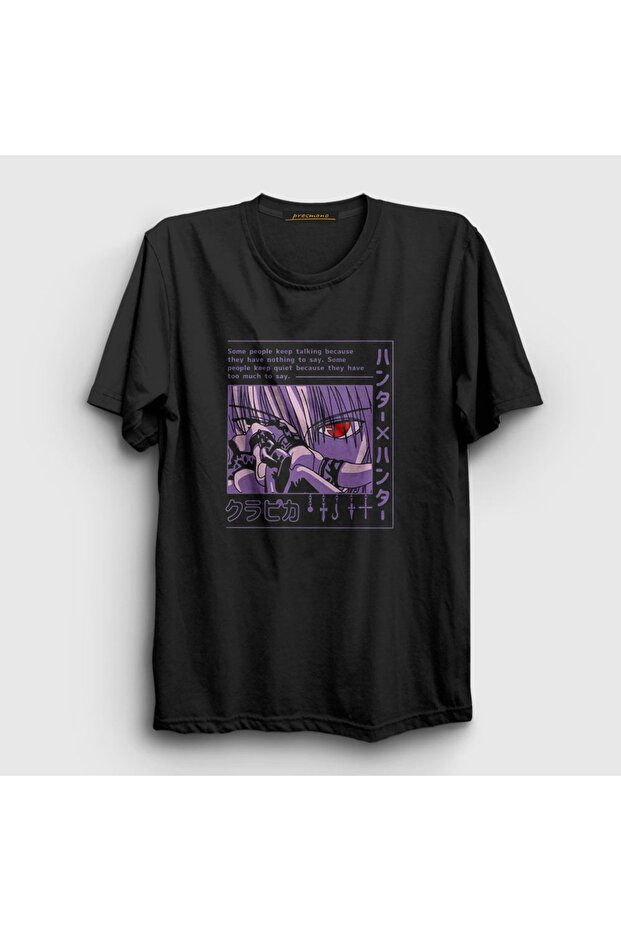 Unisex Black Kurapika V2 Anime Hunter X Hunter T-shirt238960tt