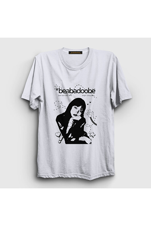Unisex White Peace Beabadoobee Beatrice Bea Kristi T-Shirt 593913Tt