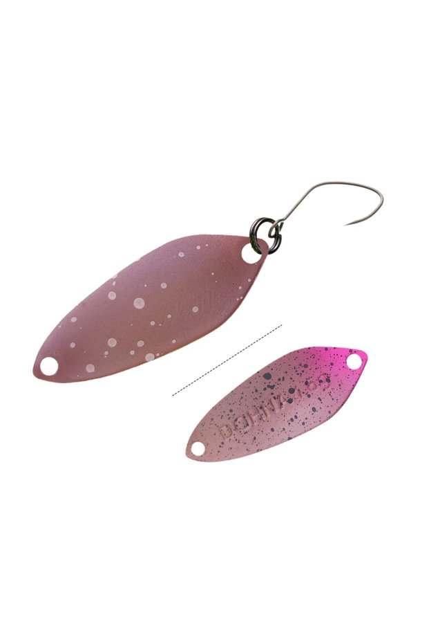 5 1Pcs NEW Area Trout Colorful Painting Spoon Bait About 1.6g 27mm Copper Metal Fishing Lures For T.