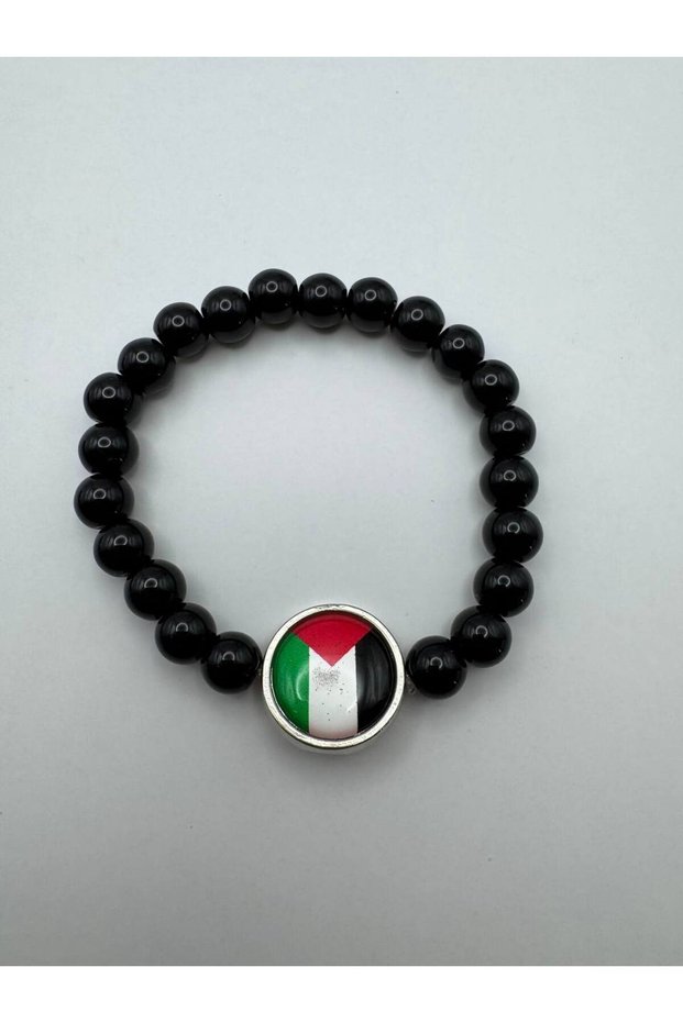 Beaded Palestinian Flag Unisex Bracelet – Meaningful and Stylish Design