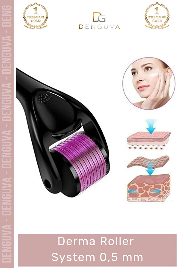 # Renewalmassage Titanium Needle Skin Renewal Collagen Repair Care Device Derma Roller System 0.5 mm