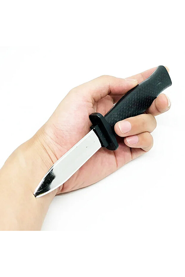 Other A--1PC Retractable Prank Knife - Harmless Plastic Comedy Prop for Adults & Kids, Joke Magic Tr