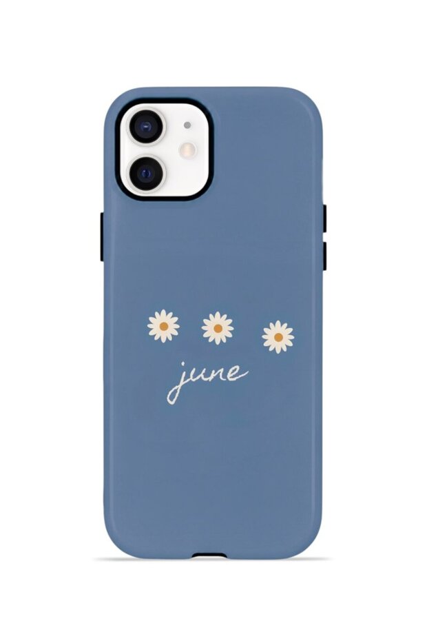 iPhone 12 Vorian Double Layer Case June Daisy Blue