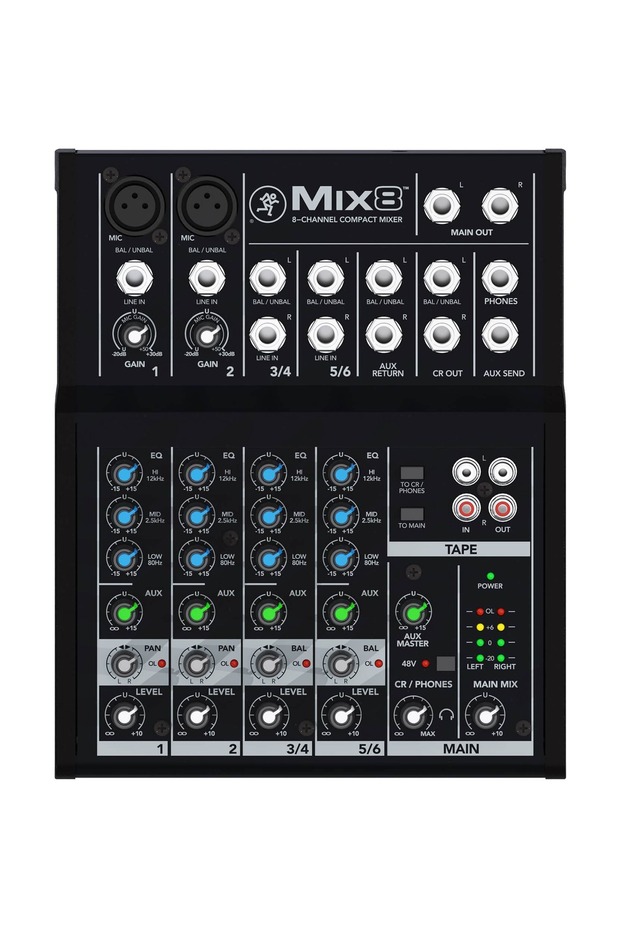 Mix8 Compact 8-Channel Mixer