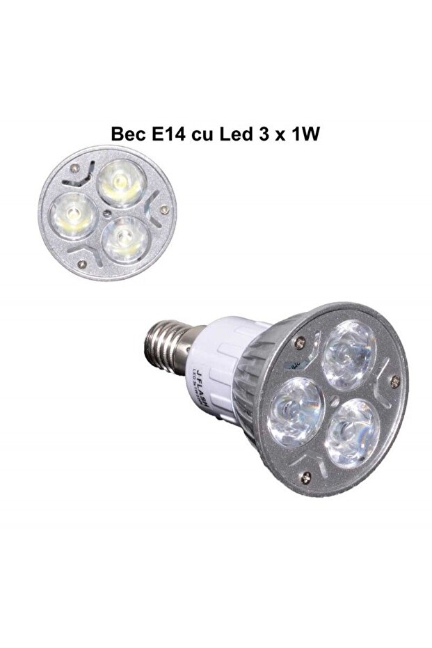 Bec E14 cu LED 3W/220V - 1